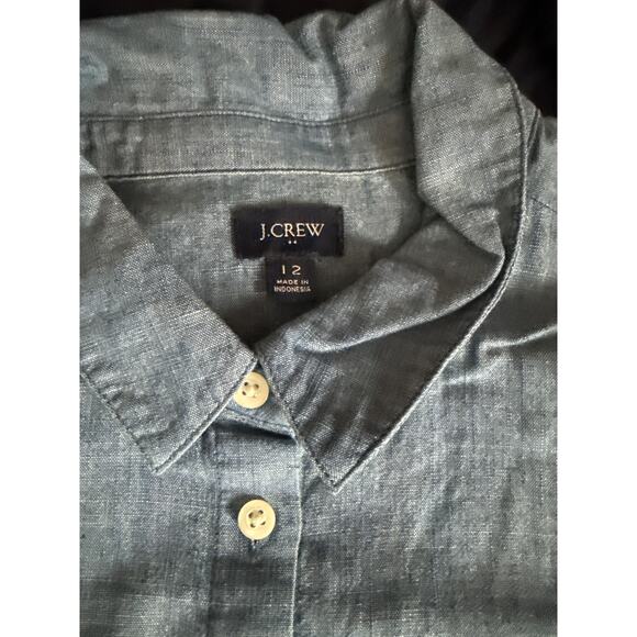 J.CREW BUTTON FRONT DRESS size 12 - Picture 4 of 4